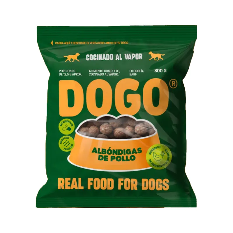 DOGO Pollo X 800 g Cocido al Vapor